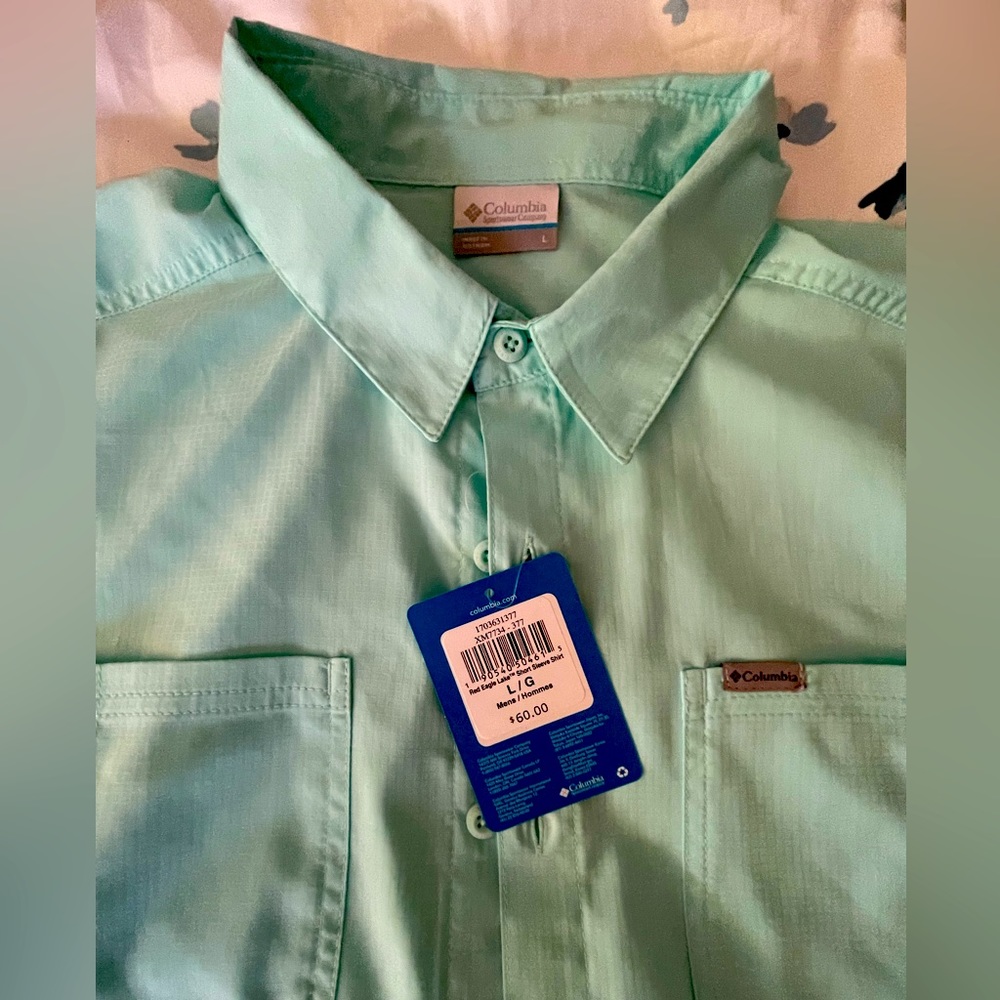 Columbia lightweight hiking/fishing shirt